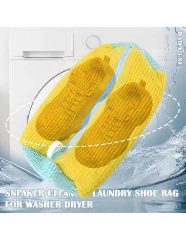 Bolsa de Lavado de Zapatos MACTANO 2PCS con Cremallera