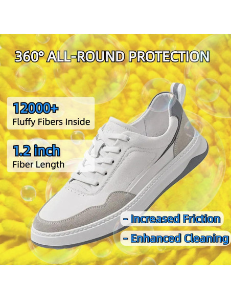 Bolsa de Lavado de Zapatos Zeewoo 2 Piezas Amarilla 39x19cm