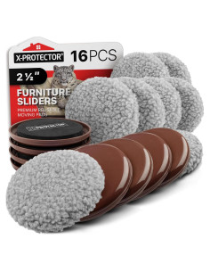 Deslizadores de Muebles X-PROTECTOR 8+8 Multi-Superficie 6.35 cm