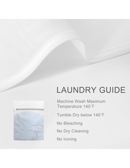 3 Bolsas de Lavandería de Malla Fina Muchfun 30x40 cm Duraderas