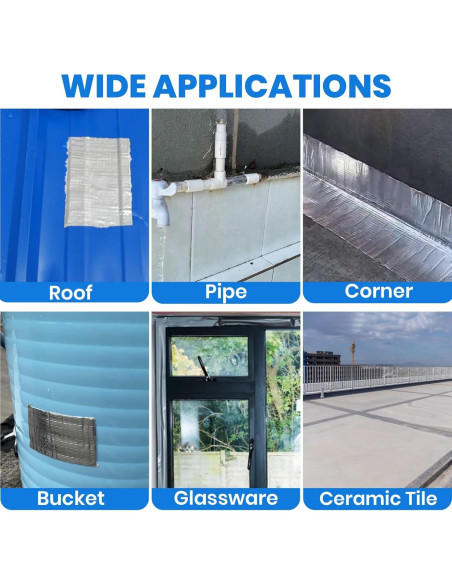 Cinta Butílica Impermeable ADHES 5cm x 5m para Reparaciones