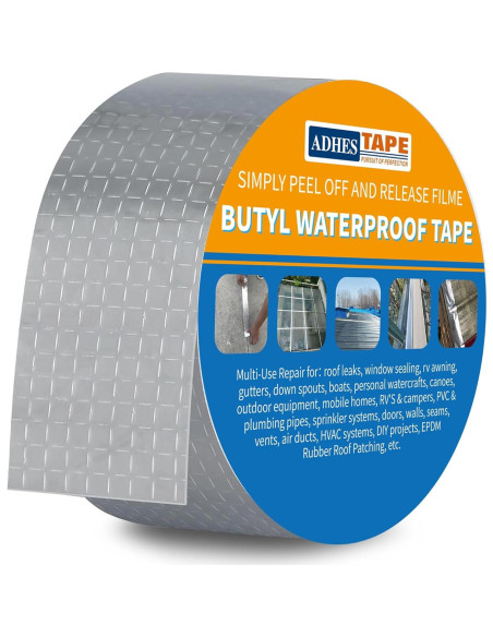 Cinta Butílica Impermeable ADHES 5cm x 5m para Reparaciones