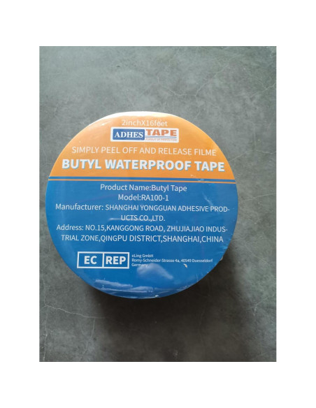 Cinta Butílica Impermeable ADHES 5cm x 5m para Reparaciones