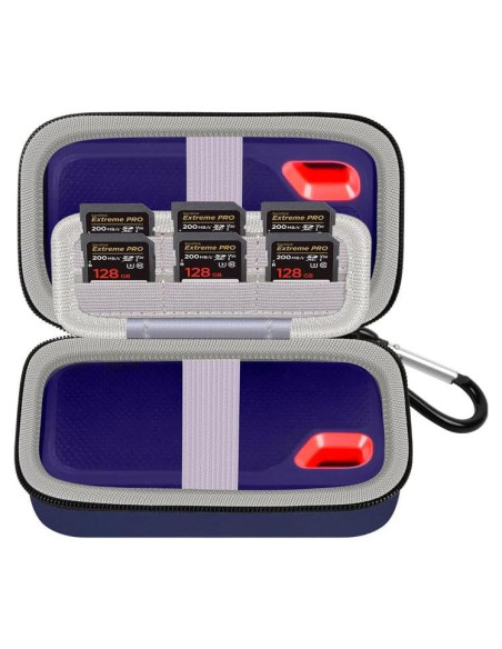 Funda de Almacenamiento para SSD SanDisk 1TB 2TB 4TB - Azul