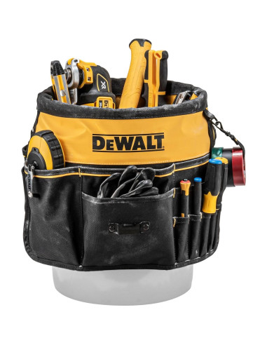 Organizador de Herramientas DEWALT 37 Bolsillos para Cubo 19L