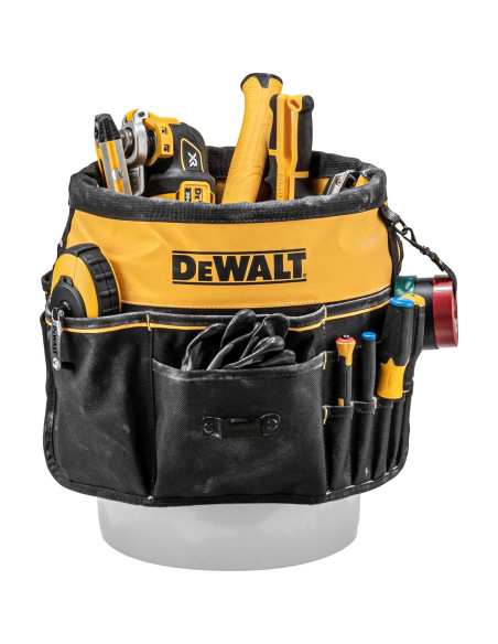 Organizador de Herramientas DEWALT 37 Bolsillos para Cubo 19L Organizador de Herramientas DEWALT 37 Bolsillos para Cubo 19L
