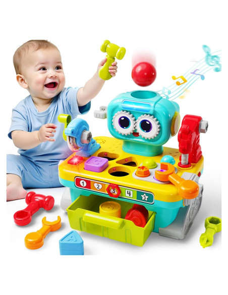 Banco de Trabajo Musical iPlay, iLearn para Niños 1-3 Años