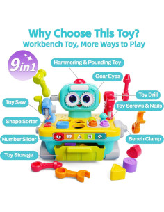 Banco de Trabajo Musical iPlay, iLearn para Niños 1-3 Años 2