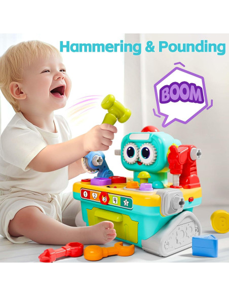 Banco de Trabajo Musical iPlay, iLearn para Niños 1-3 Años