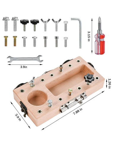 Juguetes Montessori Wooderma Set de Destornillador 3-5 Años