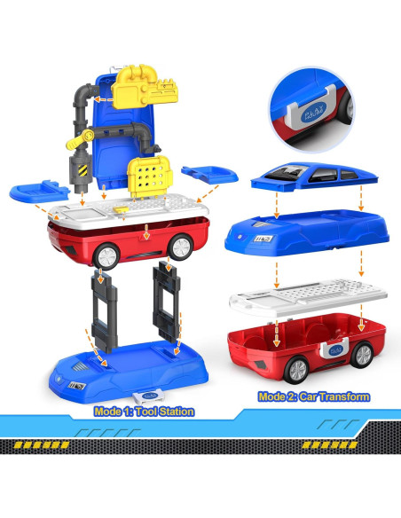 Juego de Herramientas Transformable FunMission 69 Piezas