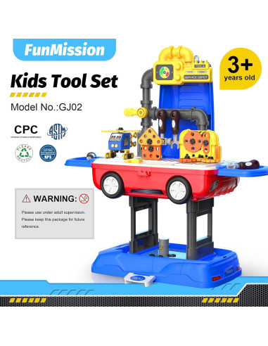 Juego de Herramientas Transformable FunMission 69 Piezas