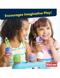 Set de Juego de Helado Kidzlane 34 Piezas Cambia Color 2