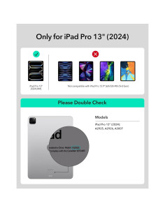 Funda ESR para iPad Pro 13" 2024 con teclado y soporte 2