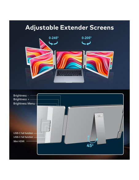 Extensor de Pantalla FHD 15.6" SHENZHEN para Laptop 12-18.5"