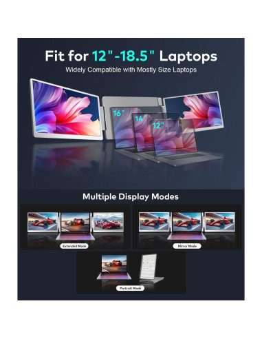 Extensor de Pantalla FHD 15.6" SHENZHEN para Laptop 12-18.5"