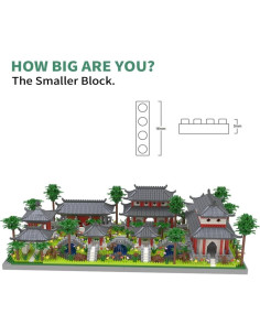 Conjunto Micro Bloques Jardín Suzhou Kadablk 3988 PCS 2