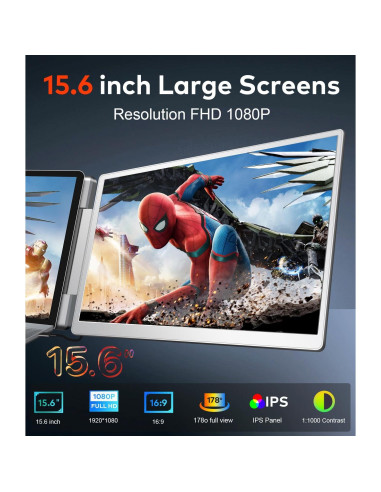 Extensor de Pantalla FHD 15.6" SHENZHEN para Laptop 12-18.5"