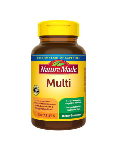 Multivitamínico Nature Made con Hierro 130 Tabletas Adultos