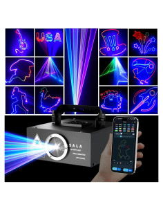 Proyector Láser de Animación 3D SALA con Control APP