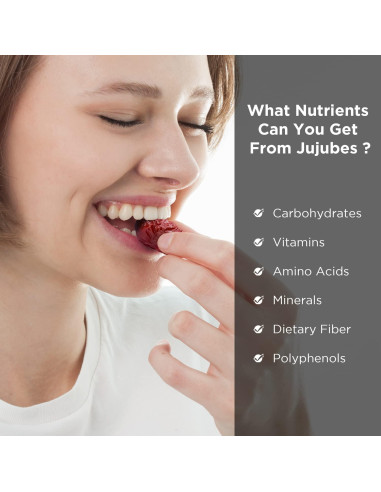 Dátil Rojo Jujube NESTLADY 454g - Snack Saludable 100% Natural
