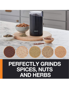 Molinillo de Café KRUPS F20342 Eléctrico 200W 85g Negro 2