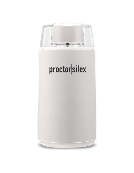Molinillo de Café Eléctrico Proctor Silex 12 Tazas Blanco