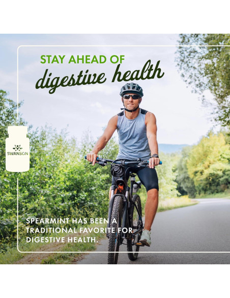 Suplemento de Hoja de Menta Verde Swanson 400mg - 60 Cápsulas Suplemento de Hoja de Menta Verde Swanson 400mg - 60 Cápsulas