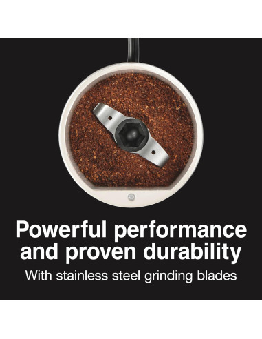 Molinillo de Café Eléctrico Proctor Silex 12 Tazas Blanco