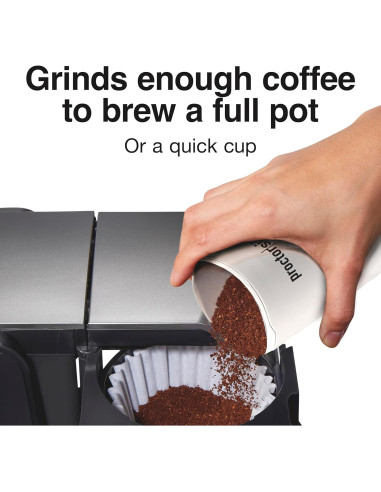 Molinillo de Café Eléctrico Proctor Silex 12 Tazas Blanco