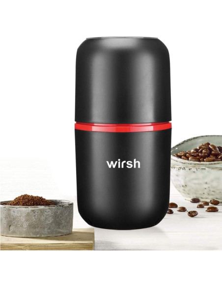 Molinillo de Café Eléctrico Wirsh D150B 120g Acero Inoxidable