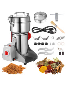 Molino de Granos Eléctrico OMISTAR 3200W Acero Inoxidable 4.7kg