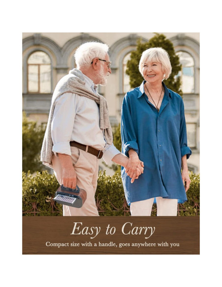 Radio Portátil PRUNUS J-150 AM FM Bluetooth Retro 0.54 kg