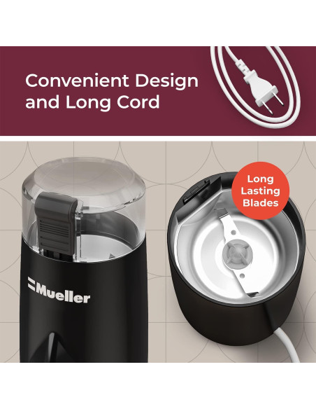 Molinillo Eléctrico de Especias y Café Mueller HyperGrind 0.63kg