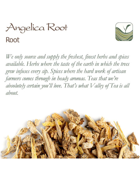 Té Orgánico de Raíz de Angélica 100g - Valley of Tea