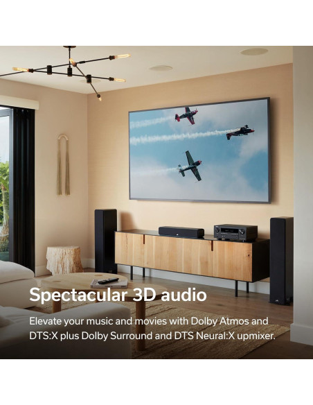 Receptor AV Denon AVR-S970H 8K 7.2 Canales 90W Negro