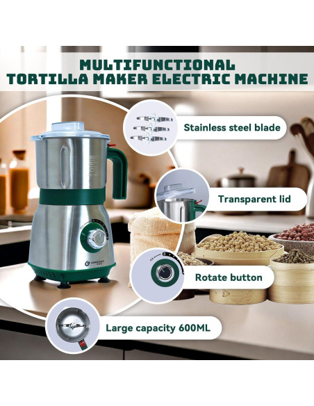 Molinillo de Especias Eléctrico FAOFER 500W 600ML Verde