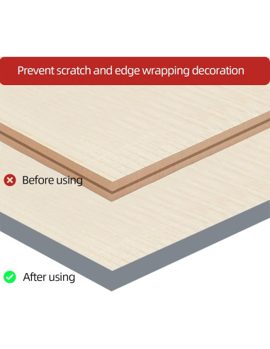 Moldura de goma T Aroilder 20 pies gris para estantes