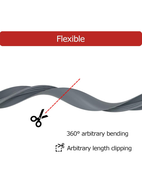 Moldura de goma T Aroilder 20 pies gris para estantes Moldura de goma T Aroilder 20 pies gris para estantes