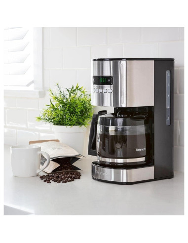 Cafetera Programable Kenmore 12 Tazas Acero Inoxidable