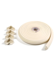 Furnigear Protector de Esquinas y Bordes Beige 5m Autoadhesivo