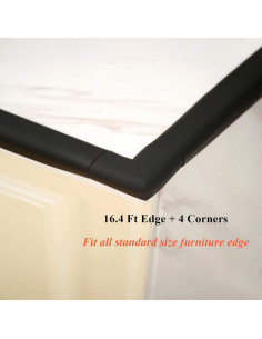 Furnigear Protector de Esquinas y Bordes Beige 5m Autoadhesivo 2