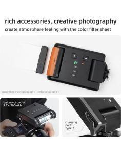 Flash Mini YONGNUO YN6 para Cámara Sony con Batería Litio 2