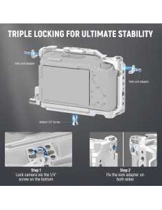 Jaula de Cámara NEEWER CA025W para Sony ZV-E1, Metal 2