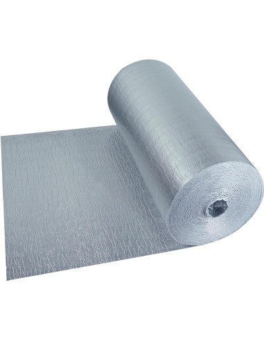 Aislamiento Reflectante Nasibey 3mm 30.48x3.05m para Techos y Paredes