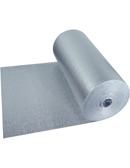 Aislamiento Reflectante Nasibey 3mm 30.48x3.05m para Techos y Paredes