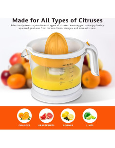 Exprimidor Eléctrico de Cítricos moRollio 32oz con Control de Pulpa 2