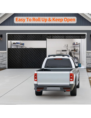 Cortina Térmica Aislante Homealexa para Puerta de Garaje 4.88m x 2.13m