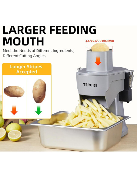 Picadora de Verduras Eléctrica 200W TERUISI GJ817 4 en 1