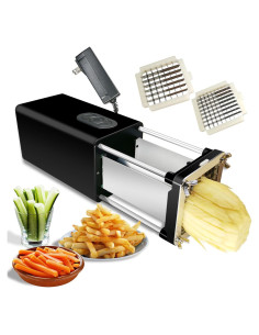 Cortador de Papas Fritas Eléctrico Fstcrt 1.27 cm y 0.95 cm